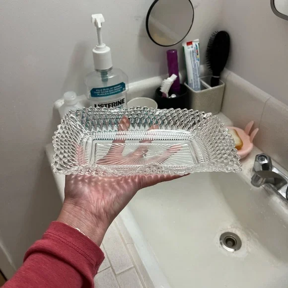Elegant Clear Glass Trays