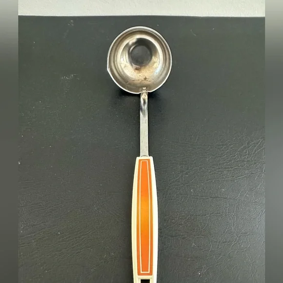 EKCO‎ Vintage Cooking Utensil chromium plated serving spoon