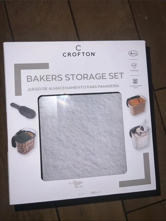 Crofton Bakers Storage Set - White