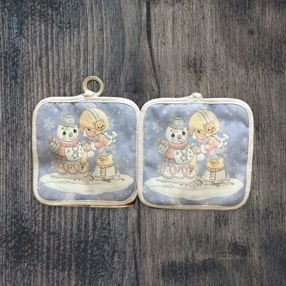 Precious Moments set of 2 Pot holders