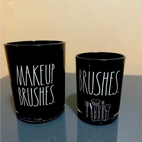 Rae Dunn makeup brush holders. New.