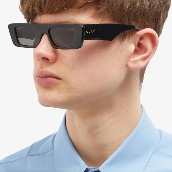 NEW GUCCI UNISEX BLACK SUNGLASSES GUCCI GG1331S 002