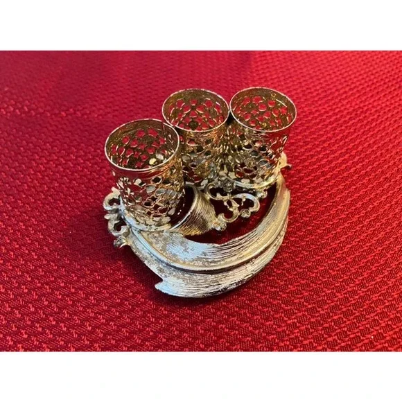 Vintage Lipstick Holder - Holds 3 - Beautiful Vanity Piece