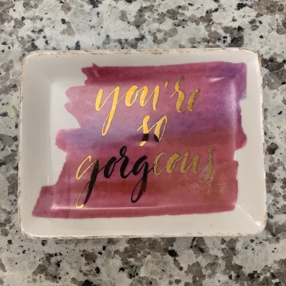 Glass Jewelry Dish