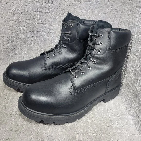 Timberland PRO A5TF3 Mens Size 14W Black Sawhorse Composite Toe Combat Work Boot