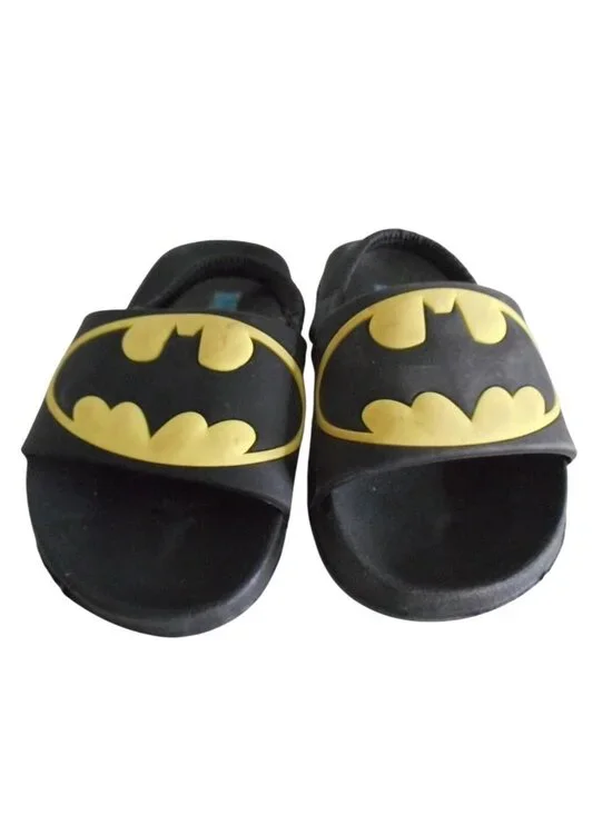 Batman Slide Sandals For Kids - 7/8 Pre-owned