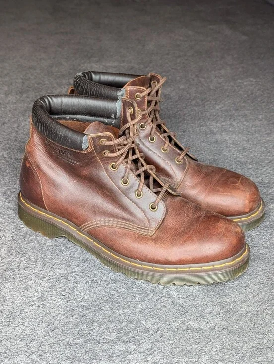 Dr. Martens 939 Ben Boot Brown Crazy Horse Leather Hiker Boots Men's 12