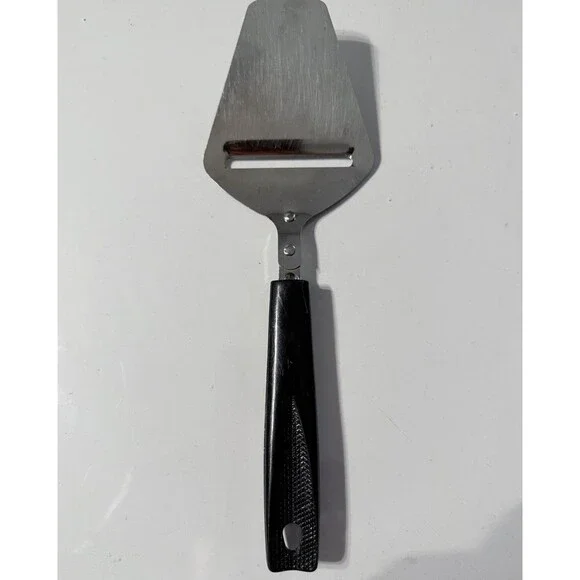 Vintage Ekco USA Cheese Plane Hand Slicer Black‎ Plastic Handle 9