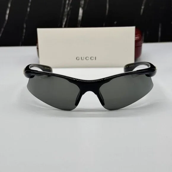 NEW GG1774S 006 GUCCI BLACK GREY MASK UNISEX GUCCI SUNGLASSES