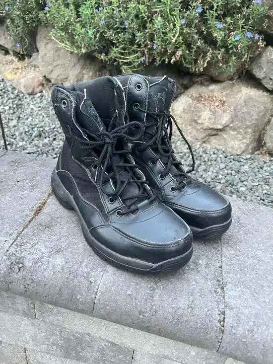 Interceptor Tactical Black Boots Size 8