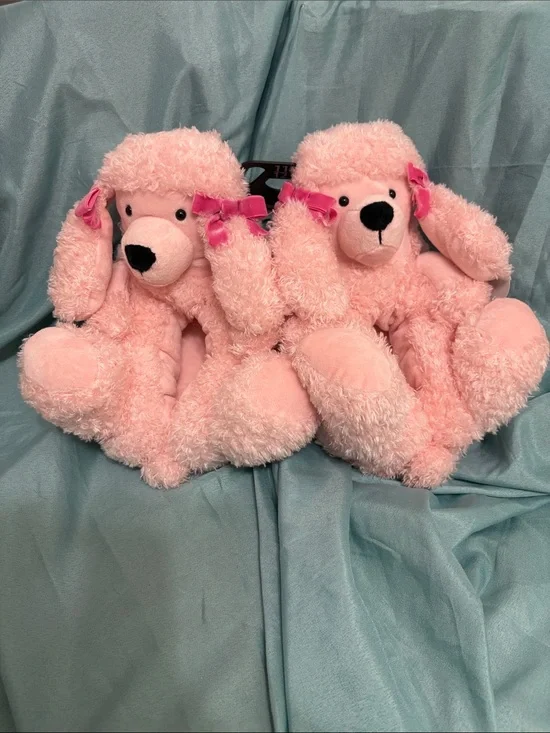 Wonder Nation Pink Poodle Slippers