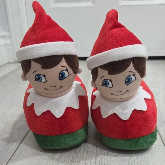 The Elf On The Shelf Plush Slippers