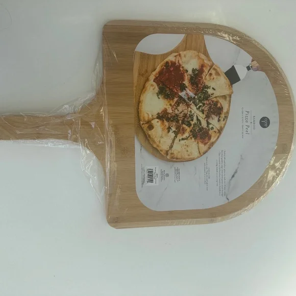 Bamboo Pizza Peel & Serving Board