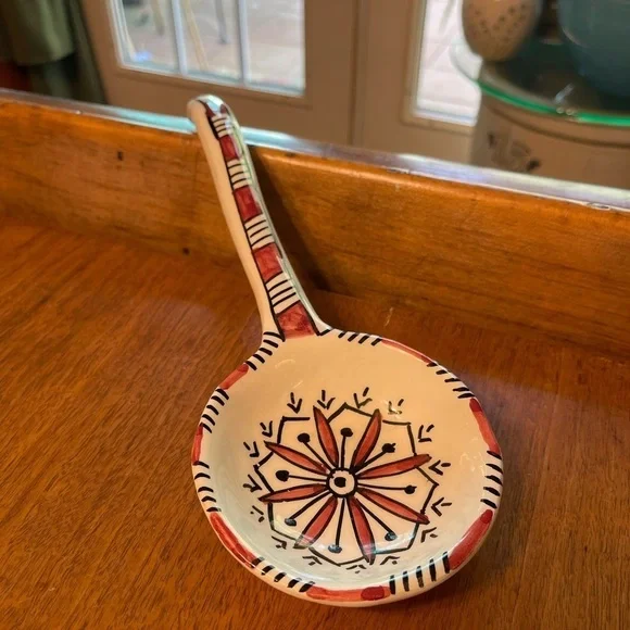 Globein Artisan Ceramic Ladle Rest Globein Ceramic Ladle Spoon Rest