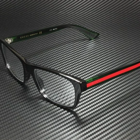 Gucci Black Red 55mm Eyeglasses
