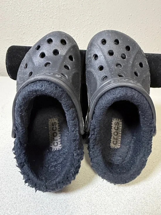 CROCS Kids Classic Lined Clog - Black