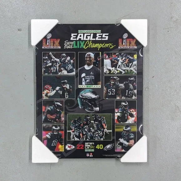 Philadelphia Eagles 2025 Super Bowl LIX Championship (PosterPlak - 16x20
