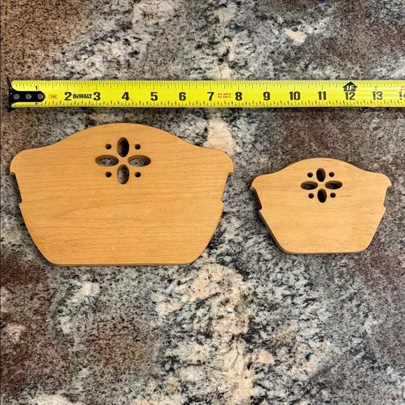 Vintage Wooden Dividers Designed for the Longaberger Woodcrafts Bread Basket