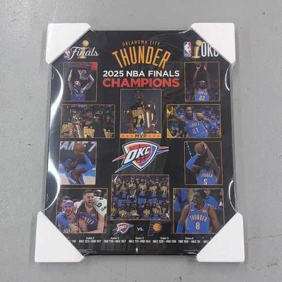Oklahoma City Thunder NBA Championship Plaque (16x20