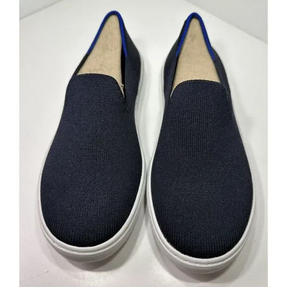 Rothy's The Original Slip‎ On Navy Blue KIDS Size 3 US Flats Sneaker