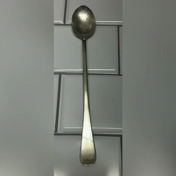Vintage E.P.N.S. & E.S.CO. Silver Plated Iced Tea Dessert Spoon Long