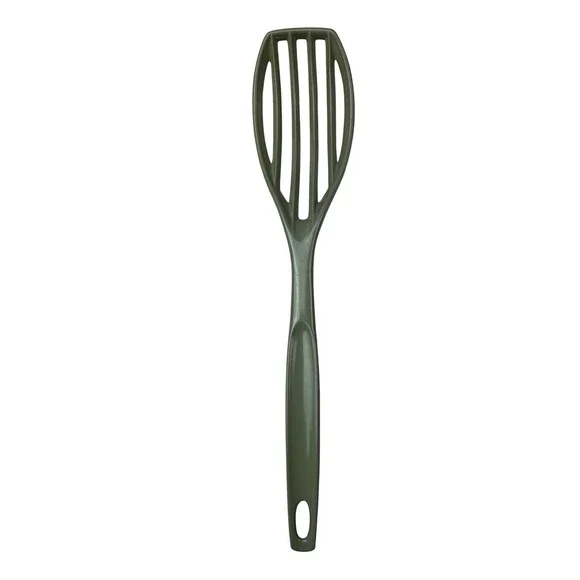 Vintage Foley Avocado Green Nylon Slotted Spoon 11.5