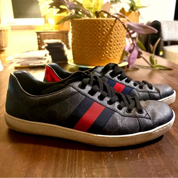 Gucci Ace GG Supreme Sneaker Size 8M