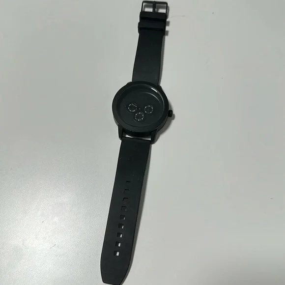 ❤️ Flex Fit Watch Black Sports Band 3ATM