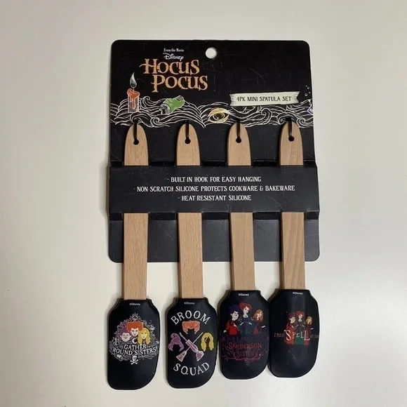 NWT HOCUS POCUS 4 PACK MINI SPATULA SET 🔮🎃
