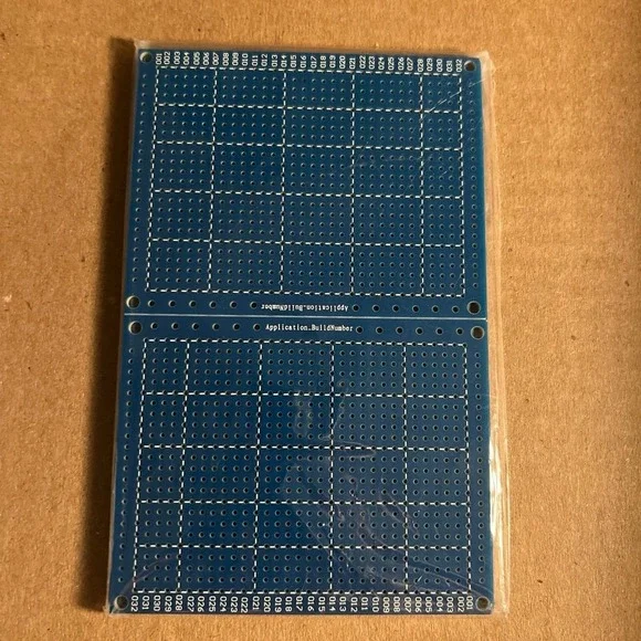 Unbranded PCB Prototype Board 6 Pack 7x9cm Blue New Soldering Arduino Kit DIY