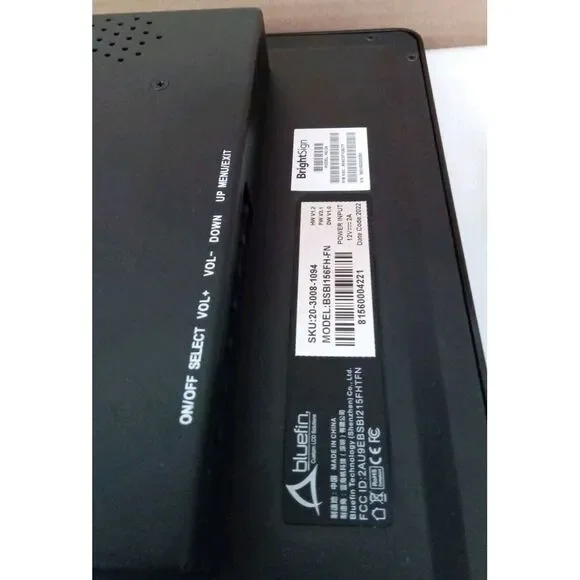 Butein Professional Digital‎ Display Monitor Screen - Black