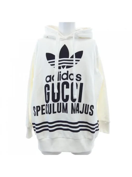 Gucci Adidas Hoodie White