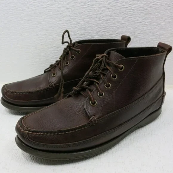 G. H. Bass & Co Oil Tanned Leather Casual Comfort Boots Men's Footwear Sz 7 D