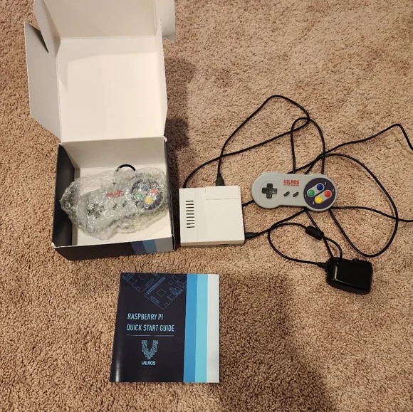 Vilros | Raspberry Pi 3 model B with Sega and Nintendo game card