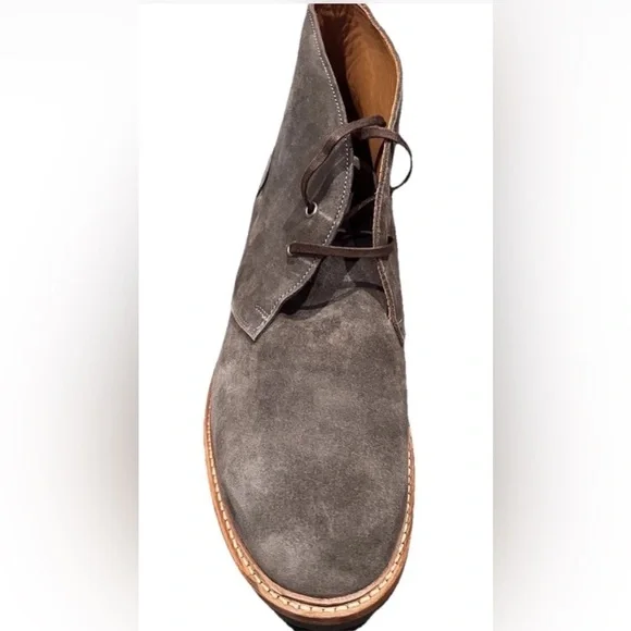 Allen Edmonds Men's Grey Suede Chandler Chukka Boots Size 13 D New