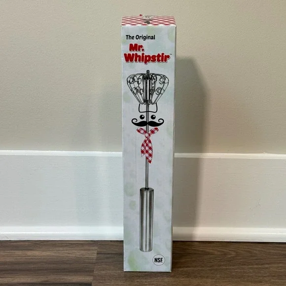 NIB The Original‎ Mr. Whipster Kitchen Whisk Hand Blender Mixer