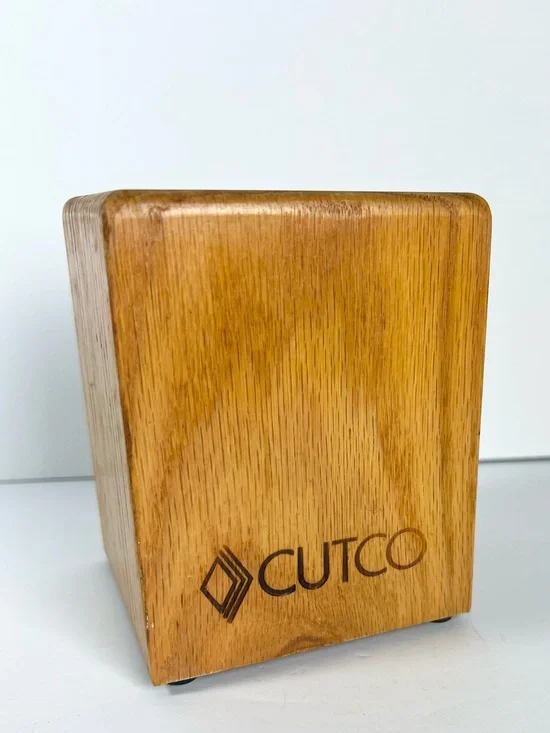Cutco Kitchen Utensil Holder Tool Holder Wooden Storage Cube