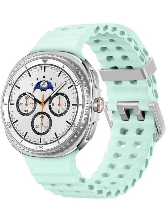 Unisex Mine Green Analog Breathable Marine Replacement Samsung Galaxy Watch