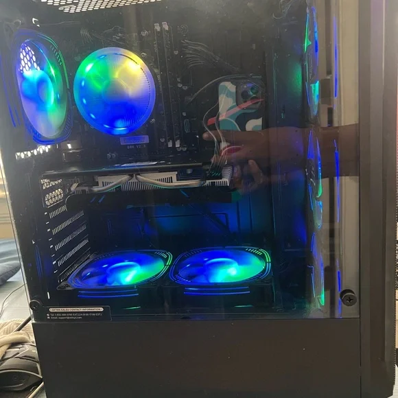 Gaming PC with RGB Lighting