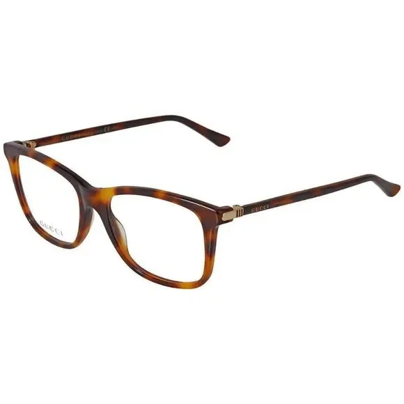 NEW Gucci Havana Square Men's Eyeglasses