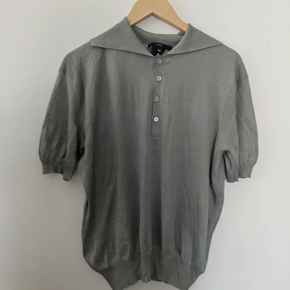 Gucci Green Polo Shirt Relaxed Fit