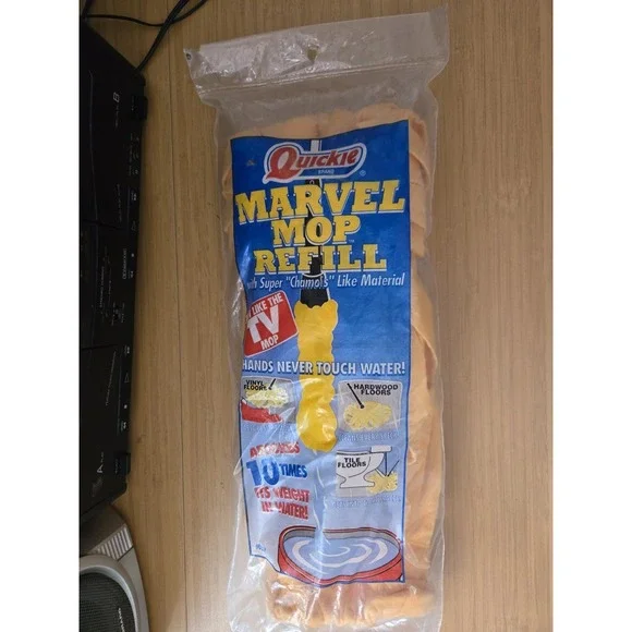 Quickie Marvel Mop Refill Chamois-Like Material *NEW*
