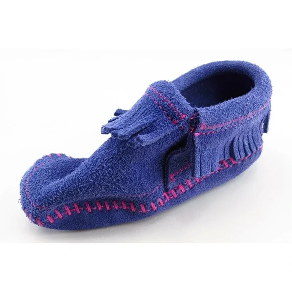 Minnetonka‎ Toddler Sz 5 M Purple Slippers Synthetic Girls