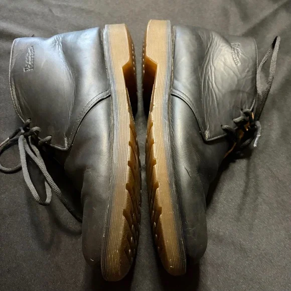 Dr. Martens Cabrillo Chukka Boots Mens 9 Black Wyoming Leather Desert Boots VGC