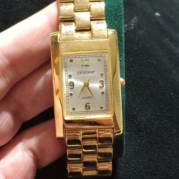 Foster Grant gold men's watch