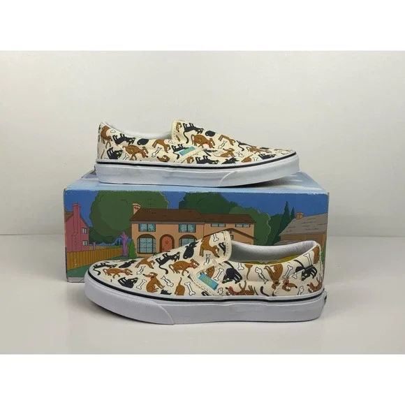 Vans Classic Slip On The Simpsons Family Pets‎ Size 6 Juniors VN0A4UH80JE