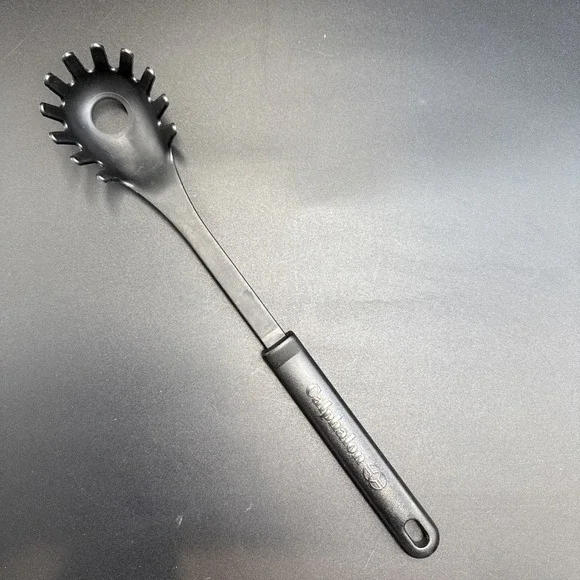 CALPHALON Black Nylon Pasta Spaghetti Serving Cooking Utensil Heat Resistant 400