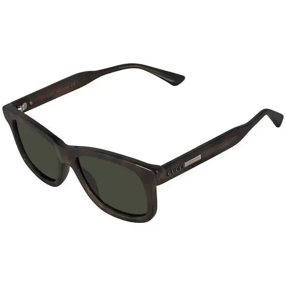NEW Gucci Green Rectangular Men's Sunglasses