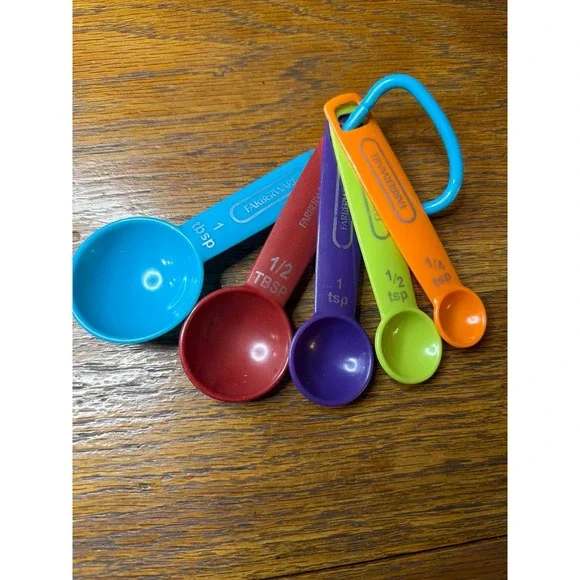 Farberware Colorful Measuring Spoon Set on‎ Connecting Ring (5)