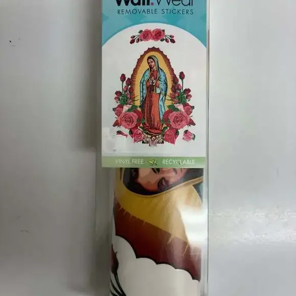 WallWear Our Lady of Guadalupe Removable Wall Stickers 14.5